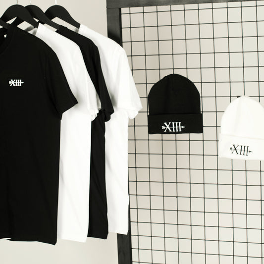 Black organic cotton t-shirt with yin and yang design promoting mental health awareness by More Than A Number