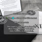 Gift amount selection card with branding of hats, tee, and thank you cards